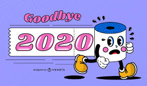 Goodbye 2020 Funny Illustration - Vector Download