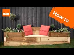 Raised Flower Bed With Seating