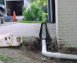 trench drain drainage system yard