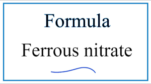 formula for ferrous nitrate