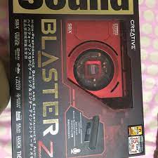 sound blaster z sound card with beam