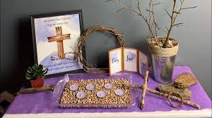 how to make a home altar for lent for