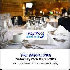 260322 pre match lunch blues v dundee