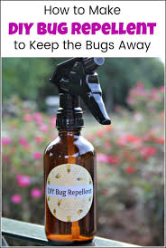 how to make diy bug repellent spray to