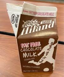 hiland fat free chocolate milk 236 ml