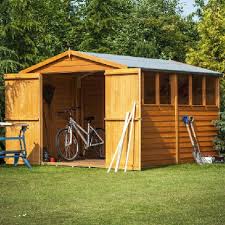Shire 10 X 8 Overlap Apex Garden Shed