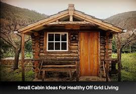 small cabin ideas for healthy off grid
