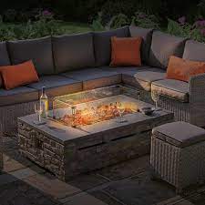 Kettler Stone Fire Pit Coffee Table 132