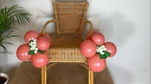 how to decorate chairs for baby shower