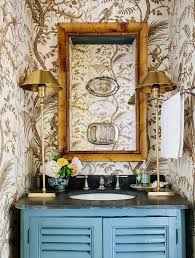 These Chic Wallpapered Bathrooms Will