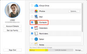 how to sync contacts from iphone to mac