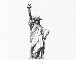 Statue de la Liberté SVG fichiers Clipart Clip Art - Etsy France