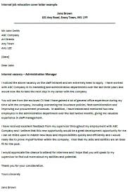 Cover Letter For Manager