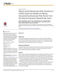 Pdf Obesity And Cardiovascular Risk Variations In Visfatin