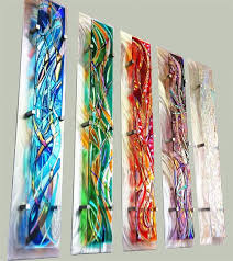 Abstract Glass Wall Art On 53