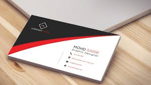 design business card in photo
