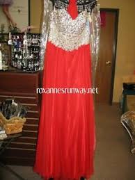 Details About Jovani 98520 Stunning Red Pageant Gala Gown Dress Sz 0