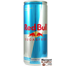 sugar free red bull energy drink cans