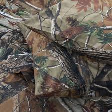 cotton blend camo bed sheets