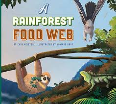 In an amazon rainforest food chain, lowest down are plants and insects, which are eaten by birds and. A Rainforest Food Web Ecosystem Food Webs Meister Cari Gray Howard 9781681526454 Amazon Com Books