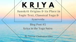 kriya and the yoga sutras