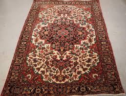 antique sarouk rug with clic fl