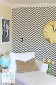 Faux Wallpaper With Fabric And Starch