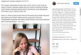 Seiring cobaan hidup menerpa kita semakin indah terasa jalani cinta. Siti Sarah Lepas Geram Dalam Instagram Viral Glamour