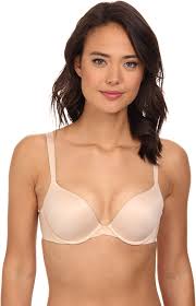 Spanx Womens Pillow Cup Push Up Plunge Bra Soft Nude 38d