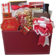 canadian gift basket shipped across