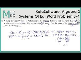 Kuta Algebra 2 Systems Of