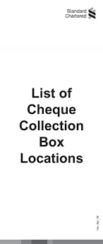 list of cheque collection bo