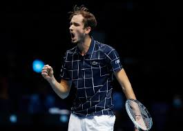 Daniil medvedev has been slammed for his sarcastic attitude towards his box during his defeat to rafael nadal at the atp finals. Stay Focused Daniil Medvedev S Coach Eyes For Title After Win Over Novak Djokovic In Atp Finals 2020 Essentiallysports