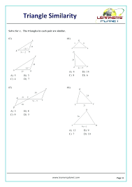 If the corresponding side lengths of two triangles are _____ then the triangles are similar. Triangle Congruence Worksheet Scouting Web Area Triangles Pdf Sumnermuseumdc Org