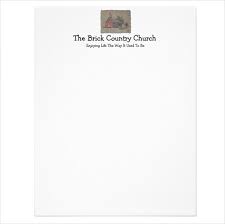 How to attribute the author? 6 Best Sample Church Letterhead And Templates Printable Letterhead