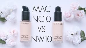 mac studio fix fluid nc10 vs nw10