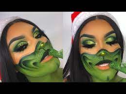 grinch glam makeup tutorial you
