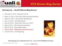Kfs Brown Bag Whats New With Dvs Wednesday June 5 00