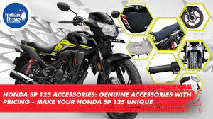 honda sp 125 genuine accessories with