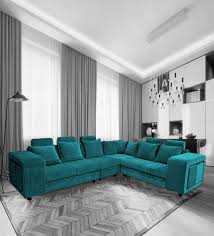 amanda fabric 6 seater corner sofa