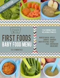 fall baby food meal plan