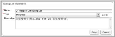 Importing A Prospect List