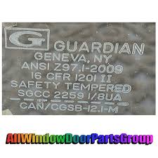 Guardian Sliding Glass Patio Door Parts