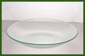 16 Round Coupe Bowl Clear Textured