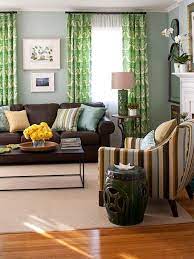 brown sofa living room color schemes