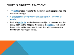 ppt projectile motion powerpoint
