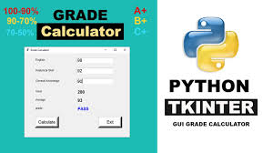 make grade calculator using python