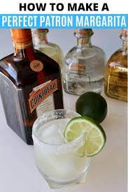 perfect patron margarita tail drink