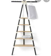 5 Tier Wooden Wall Ikea Leaning Ladder