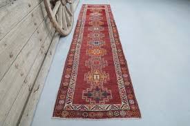 mid 20th century boho wool turkish rug